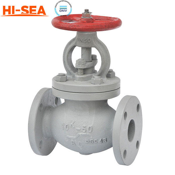 JIS F7313 Marin Cast Steel Globe Valve